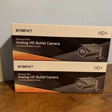 Lot of 2 - Wisenet Analog HD Bullet Camera HCO 7070A