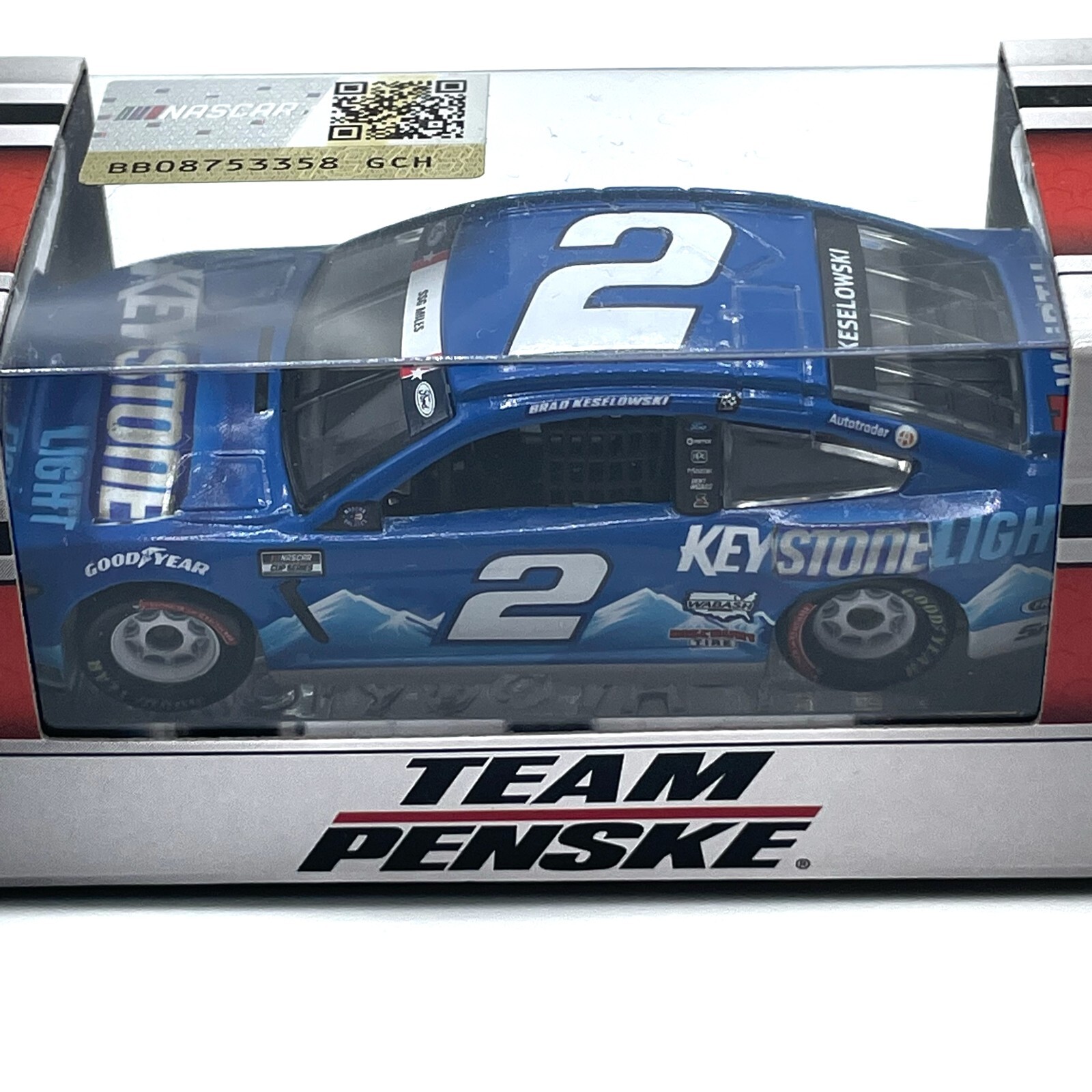 Brad Keselowski No. 2 Keystone Light 2021 Mustang 1 164 NASCAR Die Cast Car eBay