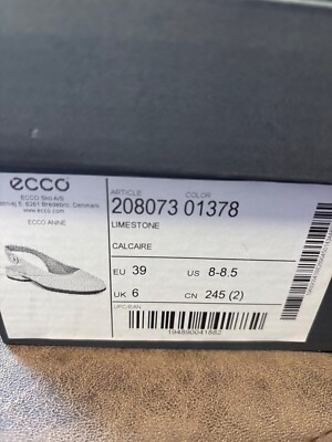 Ecco beige womens sandals size 39
