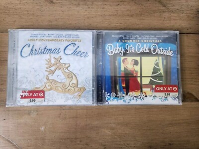Crooner Christmas: Baby It's Cold Outside & Christmas Cheer 2 NEW CD LOT