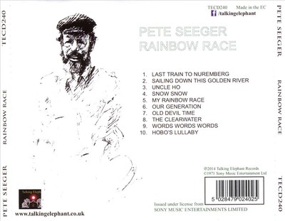 PETE SEEGER - RAINBOW RACE NEW CD