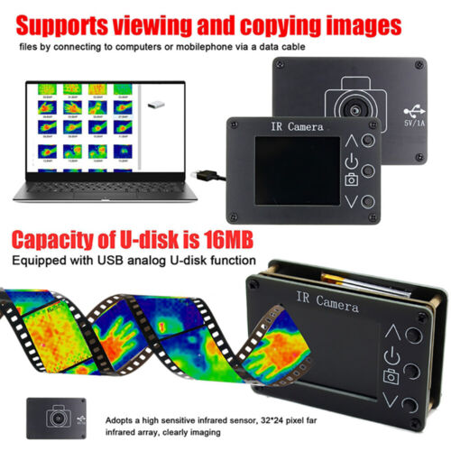‐40℃~300℃ USB Wärmebildkamera Infrarotkamera Thermografie Android IR Thermometer - Bild 2 von 17