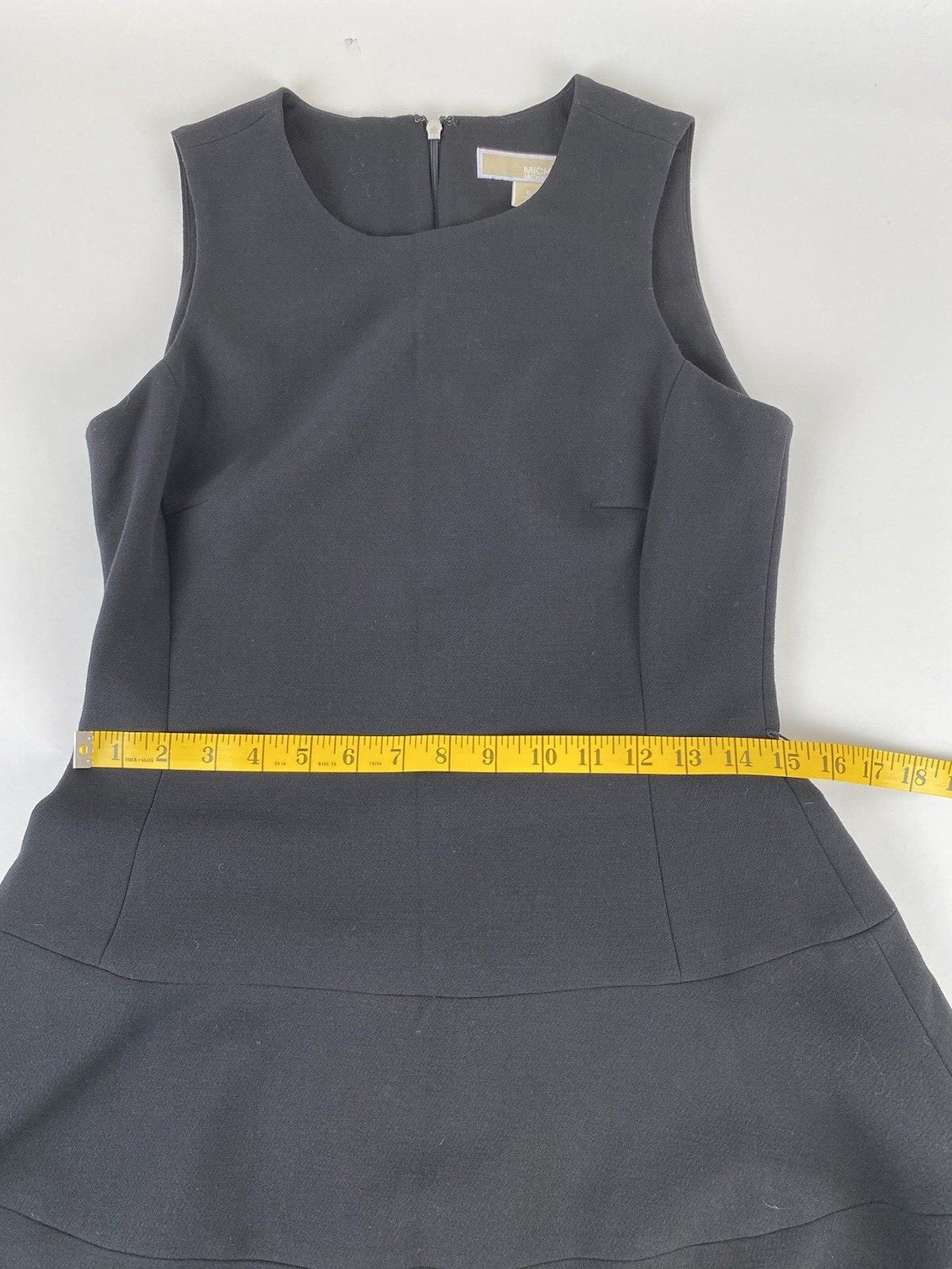 Michael Kors Women's Sleeveless Black Dress Size 6 Knee Length Missing Belt thumbnail 11