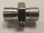 14mm x 1.5mm Pitch male x 1/4 bspp male nipple for hydraulic adapter also air