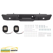 New Steel Rear Bumper Assembly W Led Lights For Chevy Silverado 1500 1999-2006 New Steel Rear Bumper Assembly W Led Lights For Chevy Silverado 1500 1999-2006