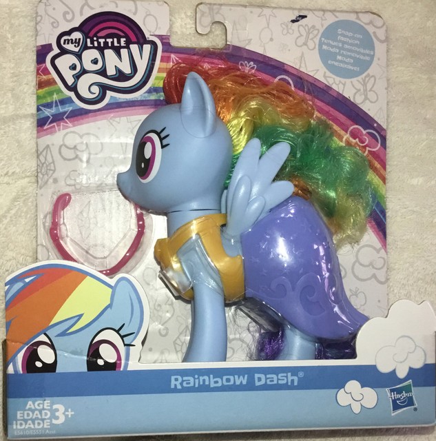 my little pony snap on fashion rainbow dash
