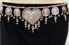 Kuchi Tribal Hanging Belly Dance Hip Scarf Skirt Wrap Costume Dangle Jewelry ATS