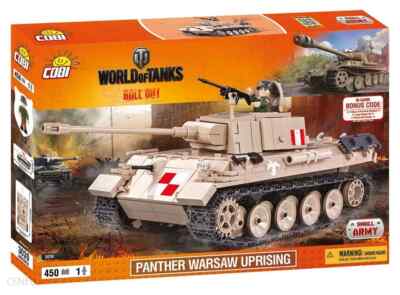 COBI 3030 World of Tanks german tank Pz.Kpfw V Panther Warsaw Uprising 