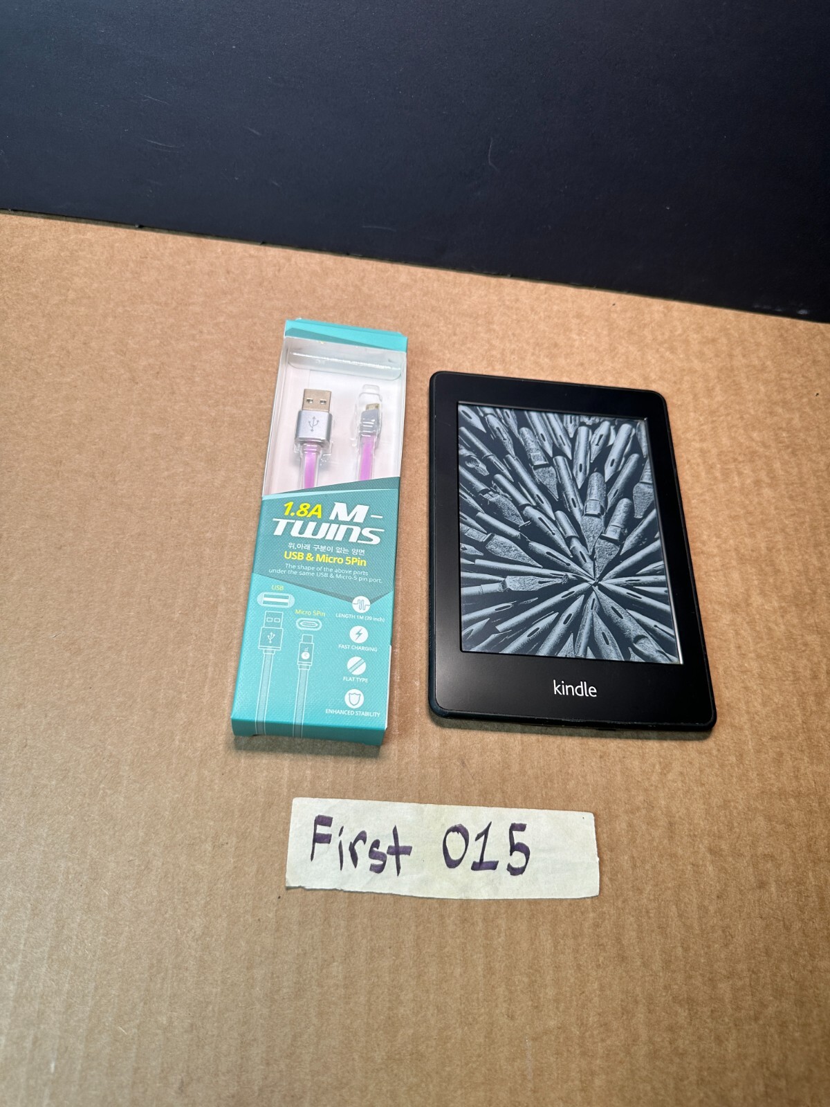 Amazon Kindle Paperwhite 5th Gen Model EY21 eReader - Black Works Ships Fast!!!-image