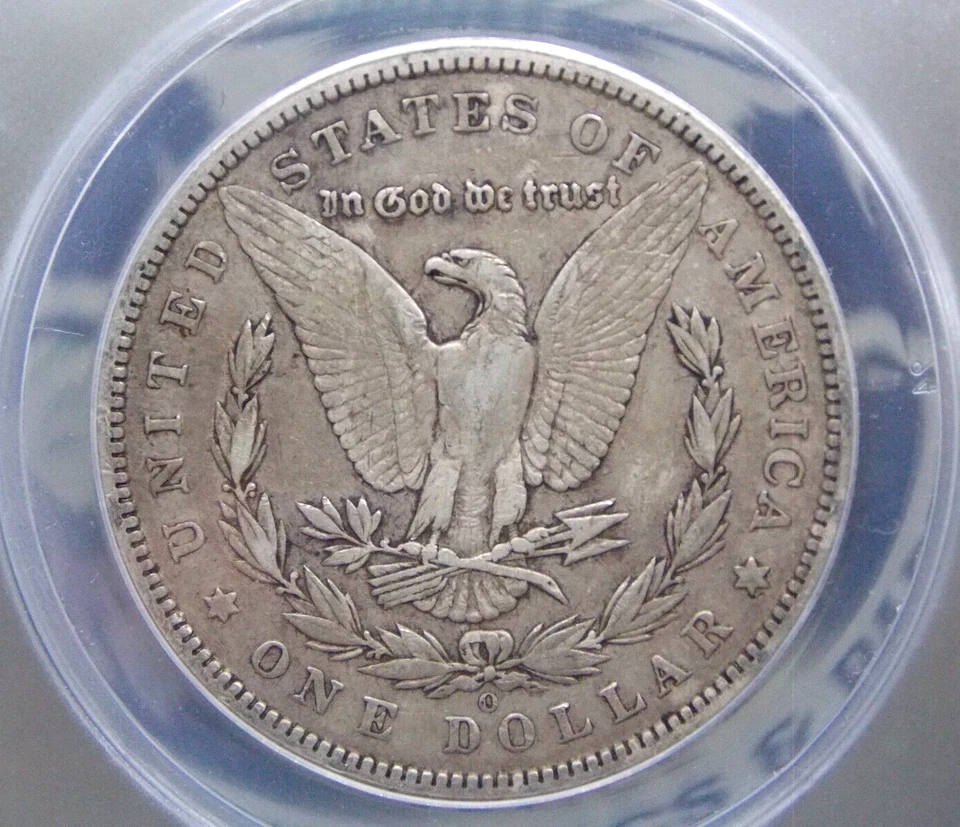 1894 "O" Morgan SILVER Dollar $1 ANACS EF40 #383 XF Extra Fine ECC&C, Inc. - Image 2 of 4