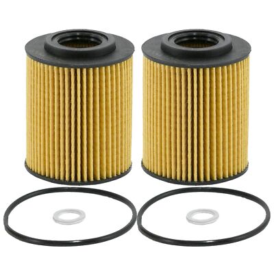 Wix Pair Set Of 2 Engine Motor Oil Filters For Genesis Hyundai Kia StdAsp GAS