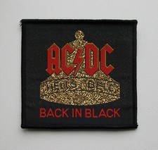 AC/DC - Back In Black - Official Woven Patch