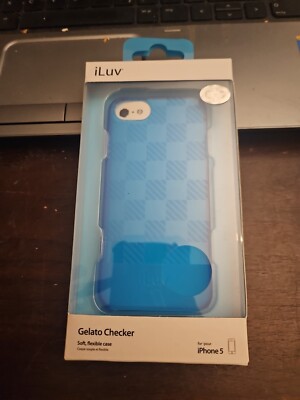 Iluv Gelato Checker Für Iphone 5 Schutzcover In Blau