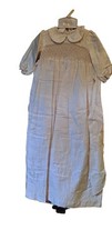 VINTAGE WILL'BETH 6 Months Old Baby Baptism And Christening Outfit White