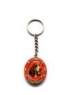 New ListingVintage Basset Hound Dog Revolving Keychain Keyring