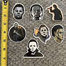 Halloween Michael Myers 7 ct Lot Horror Movie Vinyl Stickers Combine S H