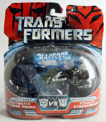 RARE TRANSFORMERS ALL SPARK BATTLES NIGHTWATCH OPTIMUS PRIME