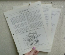 Vtg Lionel Service Manual Pages-Orig Lionel "Scout" Motor & Price List -MBB#23