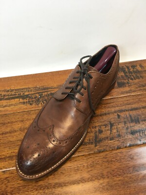 Rush By Gordon Rush Wingtip Dress Shoes Size 12 Men's Brown