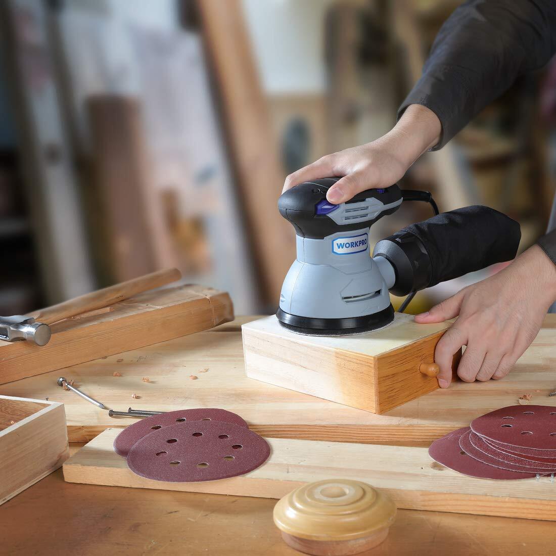 WORKPRO 150PC Sanding Disc Set/150PC Triangle Sanding Pad/150PC Mouse ...