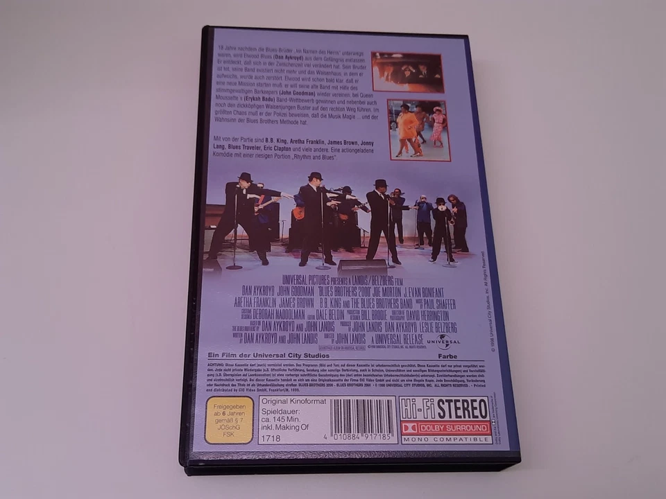 Blues Brothers 2000 VHS German PAL Video Großbox Dan Aykroyd John Goodman - Bild 2 von 4