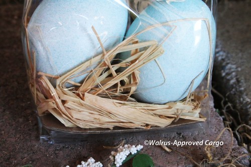 POTTERY BARN FAUX EGG VASE FILLER (6) -NWT- TELL SPRINGTIME THAT CHIC IS NO YOLK - Picture 4 of 8