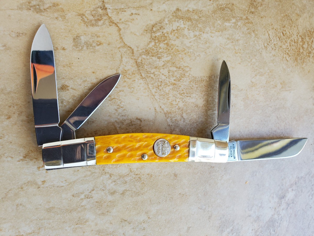 Solingen メンズ剃刀 イエロー Puma Gold - 13/16 Solingen Germany Vintage Razor in Stellar
