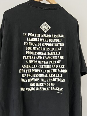 Atlanta Black Crackers Negro Leagues Baseball Size XL Vintage T
