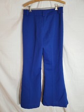 Vintage BLUE Sears JR Bazaar Cotton Bellbottom Jeans Womens Size 30 X 29