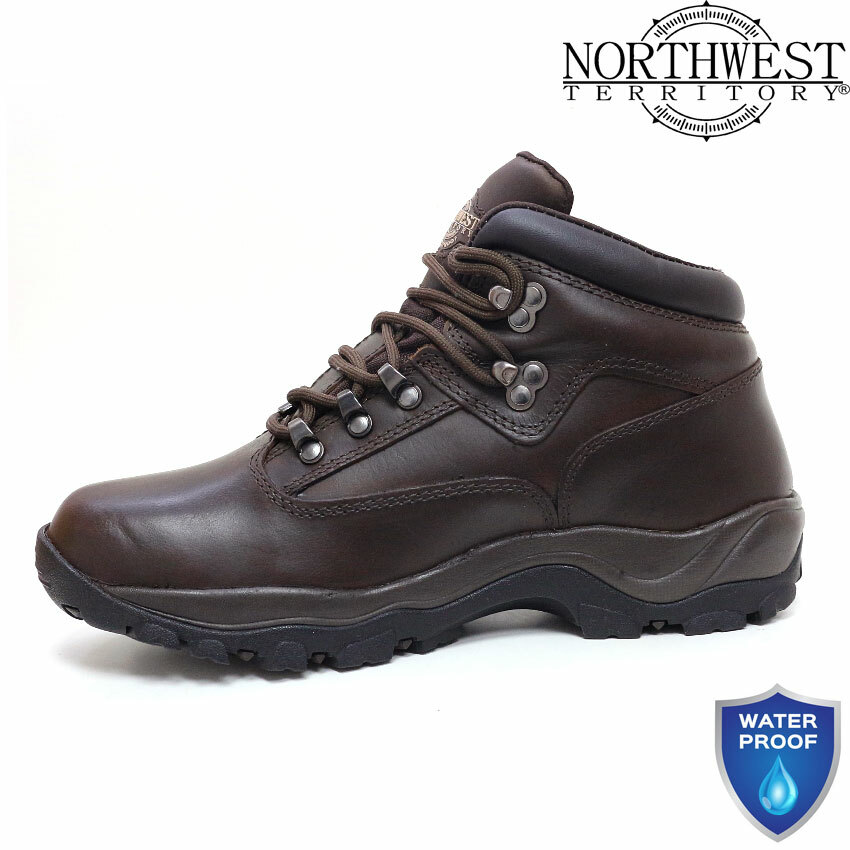 Mens Leather Walking Hiking Waterproof MEMORY FOAM Ankle Boots Trainers Shoes image 7