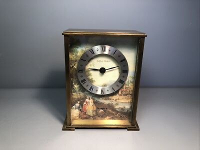 Matthew Norman | Uhr Tischuhr Quartz Messing | Vintage 70er Jahre | #K5