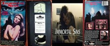 IMMORTAL SINS~1991 MOVIE~OOP SP VHS~CLIFF DE YOUNG,D'ABO,SHATTUCK~NUDITY~HORROR
