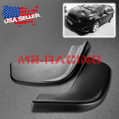 Universal Front Bumper Lip Splitter Spoiler Diffuser Black Urethane Body Kit S02