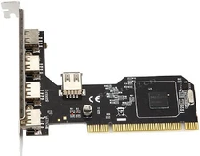 PCI 32bit to 4+1 ports USB2.0 Expansion Controller Card PCI 5x USB2.0 NEC Chip