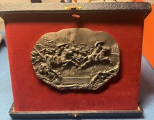 Targa Commemorativa Carabinieri Carica di Pastrengo 1848 Marcata Antonea Atosca