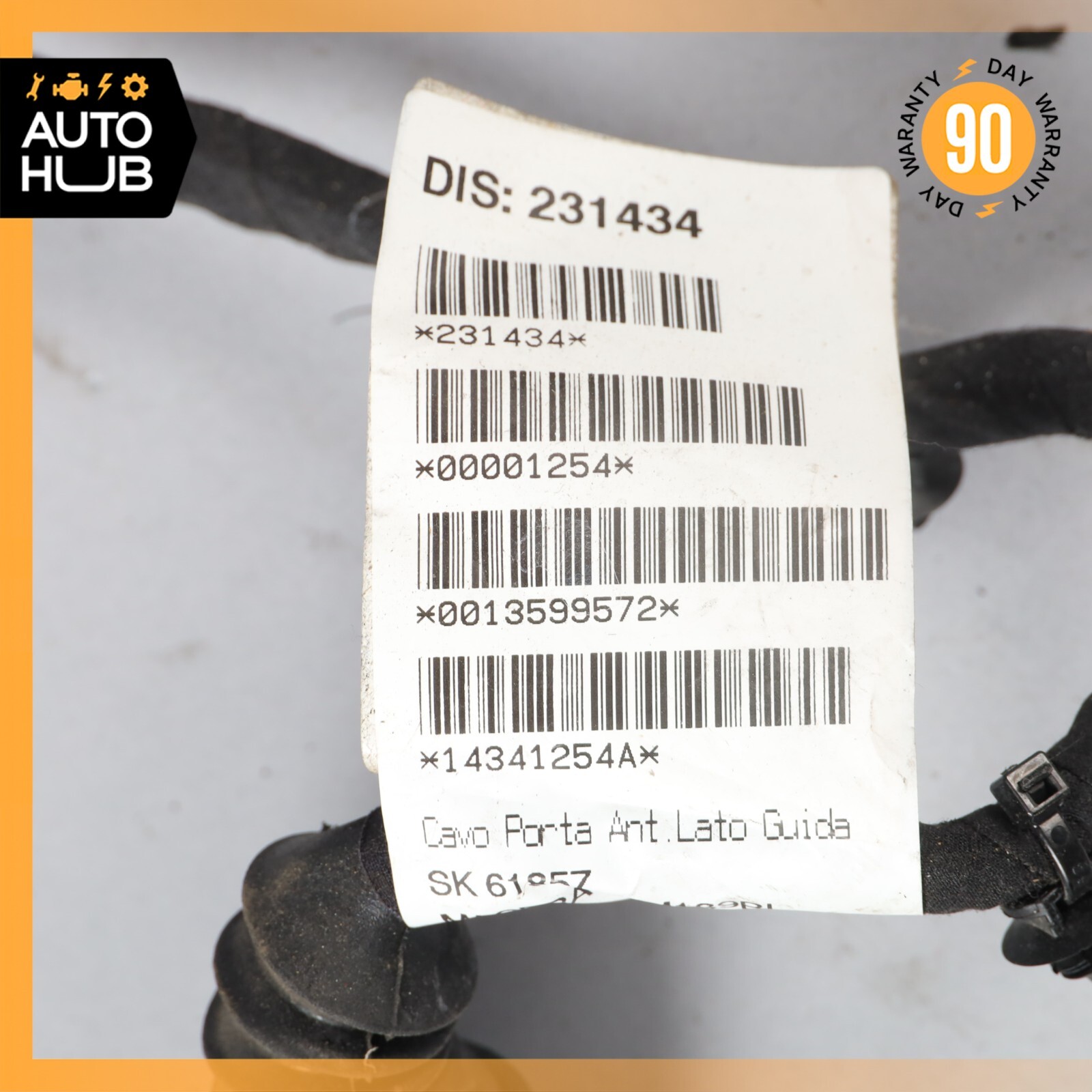08-14 Maserati GranTurismo M145 Door Harness Front Left Side 231434 OEM