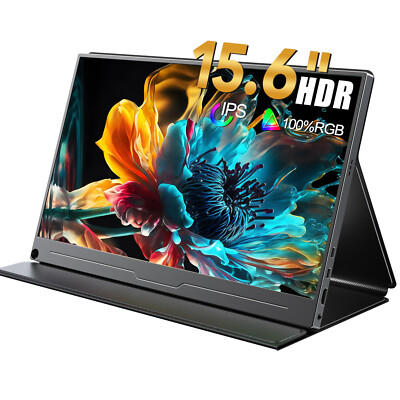 4K Tragbarer Monitore 15,6 Zoll Tragbares IPS-Display 3840*2160 USB-C mit VESA