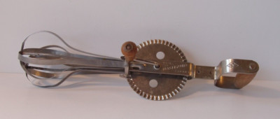 Vintage Hand Mixer by Mastermix, Made in Canada, 12'' long
