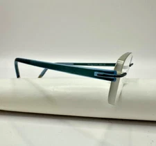 Silhouette Transparent Blue Rimless Eyeglasses Frame 4406 40 6056 53-17-135 5379