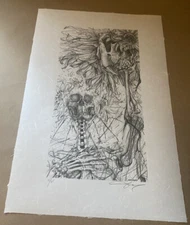 AJ Masthay China Cat Graphite Variant Art Print Poster /35 Bertha Grateful Dead 