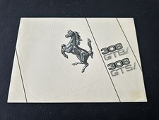 1981 1982 Ferrari 308 GTBi GTSi Brochure 308GTBi 308GTSi Large Sales Catalog