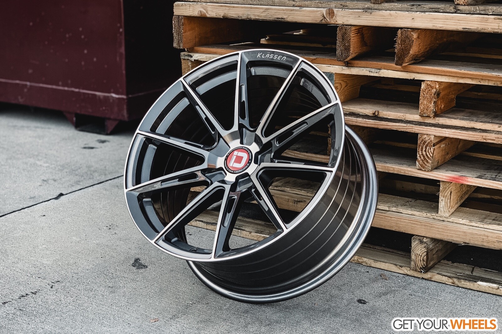 KLASSEN F07R DARK GRAPHITE WHEELS RIMS FOR LAMBORGHINI HURACAN 20x9 & 21x12