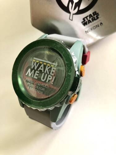 Star Wars Boba Fett NIXON Limited Edition Watch 2018 SDCC Green ROTJ #120 of 300 - Picture 11 of 12