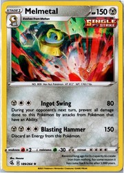 Melmetal 189/264 Fusion Strike Holo Rare