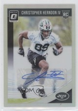 2018 Donruss Optic Rookies Holo Prizm 19/99 Chris Herndon IV #134 Auto 5w7