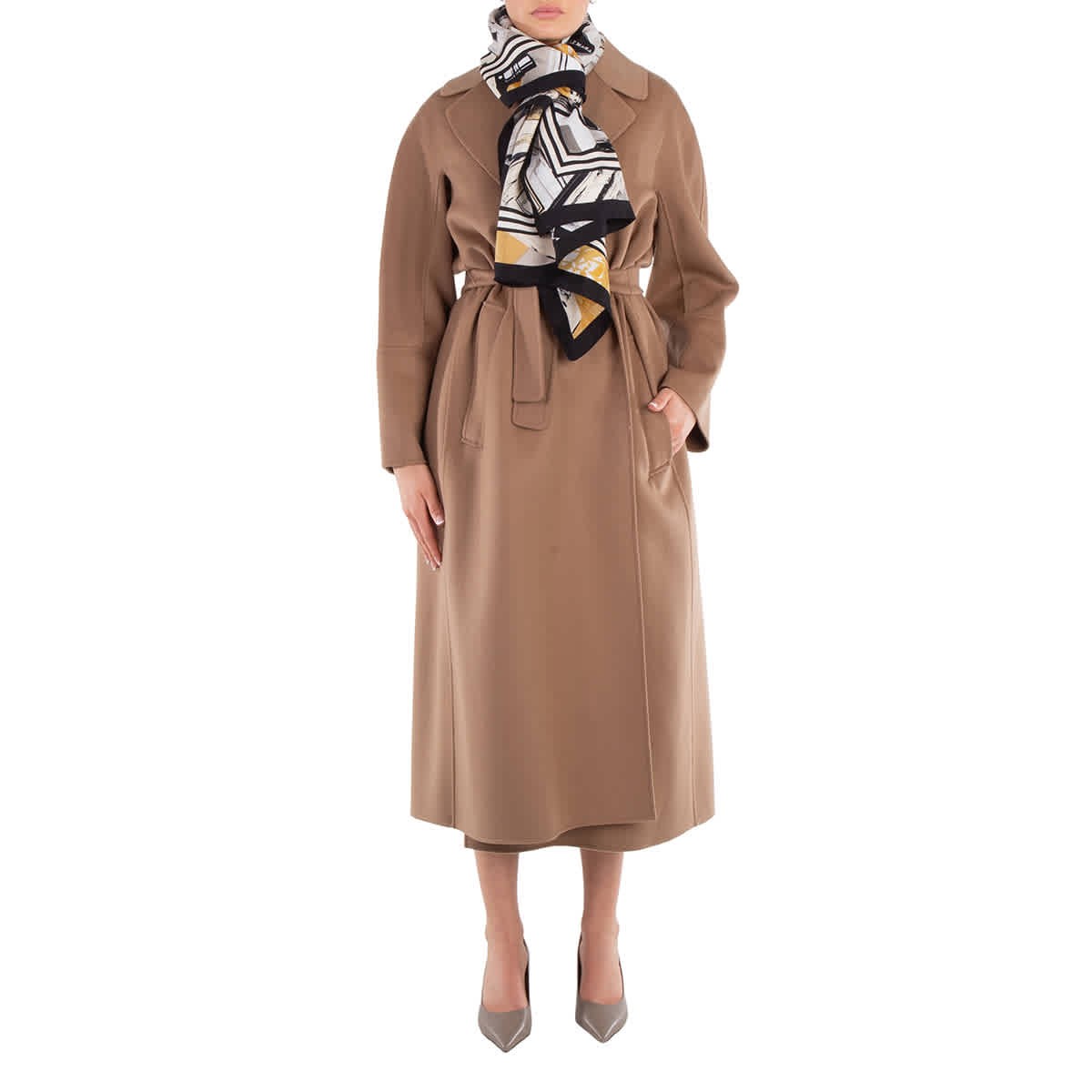 Шелковый шарф с принтом Max Mara Carre 32790₽