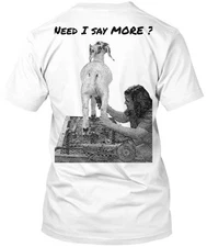 For the girls that get down & SHOW goats T-Shirt Made in USA Size S to 5XL