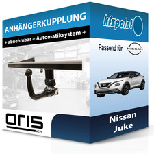 Für Nissan Juke 07.2014-12.2019 ORIS Anhängerkupplung abnehmbar neu