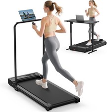 Walking Pad Treadmill for Home - Folding Treadmills with Handle Bar Portable Com
