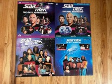 Star Trek The Next Generation Laser Disc Lot Of Four